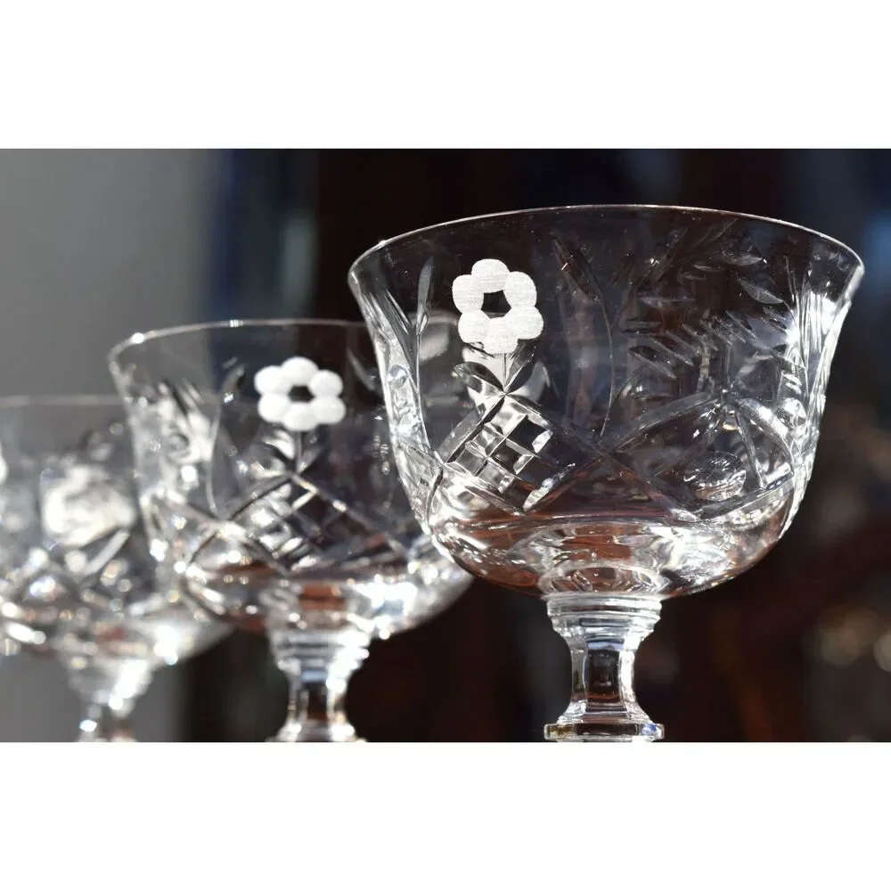 Rock Sharpe Marlene Champagne/Tall Sherbet Glasses – Set of 4 – Discontinued